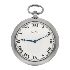 French/Swiss platinum keyless lever dress watch Circa 1925