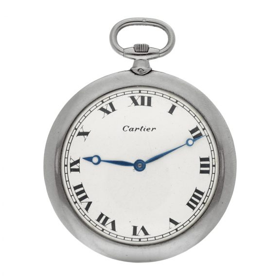 French/Swiss platinum keyless lever dress watch Circa 1925