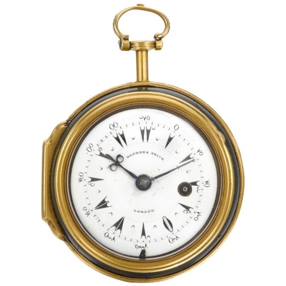 English gold verge pocket watch for the Turkish market Circa 1790 English gold verge pocket watch for the Turkish market Circa 1790