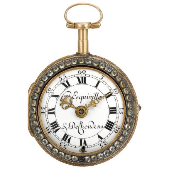 Swiss gold pair cased verge lady's pocket watch Circa 1780 Swiss gold pair cased verge lady's pocket watch Circa 1780