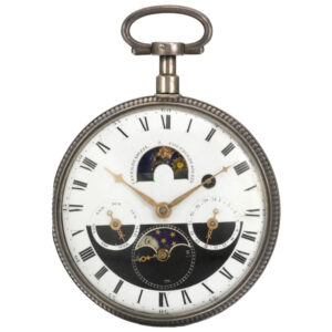 French complicated calendar watch with 24 hour dial Circa 1790