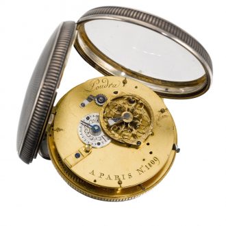 French complicated calendar watch with 24 hour dial Circa 1790