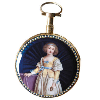 Swiss gold quarter repeating pocket watch Circa 1790
