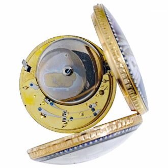 Swiss gold quarter repeating pocket watch Circa 1790