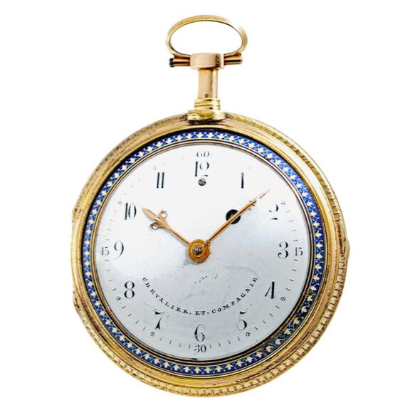 Swiss gold quarter repeating pocket watch Circa 1790 Swiss gold quarter repeating pocket watch Circa 1790