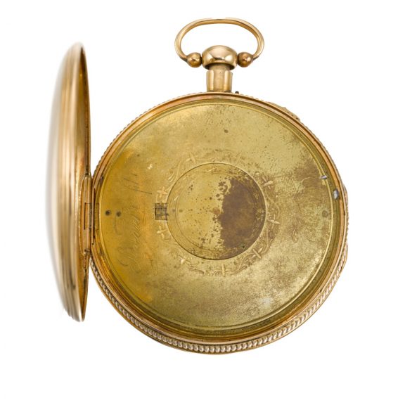 Swiss quarter repeating watch with erotic automaton Circa 1820 Swiss quarter repeating watch with erotic automaton Circa 1820