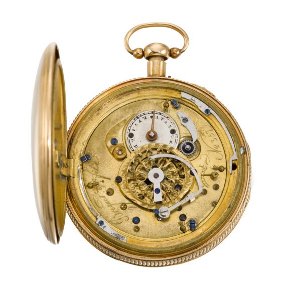 Swiss quarter repeating watch with erotic automaton Circa 1820 Swiss quarter repeating watch with erotic automaton Circa 1820
