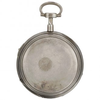 Swiss verge watch with bras en l'air automaton Circa 1790