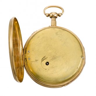 Swiss quarter repeater with erotic automaton Circa 1790