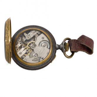Swiss pocket watch with calendar and moon phases Circa 1900 Swiss pocket watch with calendar and moon phases Circa 1900