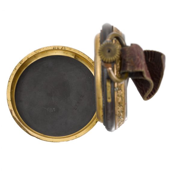 Swiss pocket watch with calendar and moon phases Circa 1900 Swiss pocket watch with calendar and moon phases Circa 1900