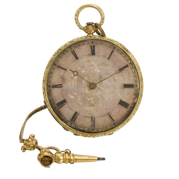 Extremely slim Swiss lady's Bagnolet pocket watch Circa 1850 Extremely slim Swiss lady's Bagnolet pocket watch Circa 1850