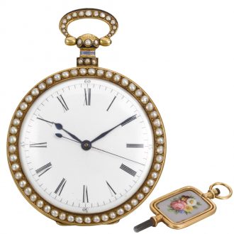 Rare Swiss pair of pocket watches for the Chinese market Circa 1825