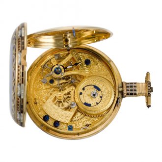 Swiss pair of duplex watches for the Chinese market Circa 1865