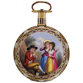 Swiss pair of duplex watches for the Chinese market Circa 1865
