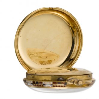 Swiss pair of duplex watches for the Chinese market Circa 1865