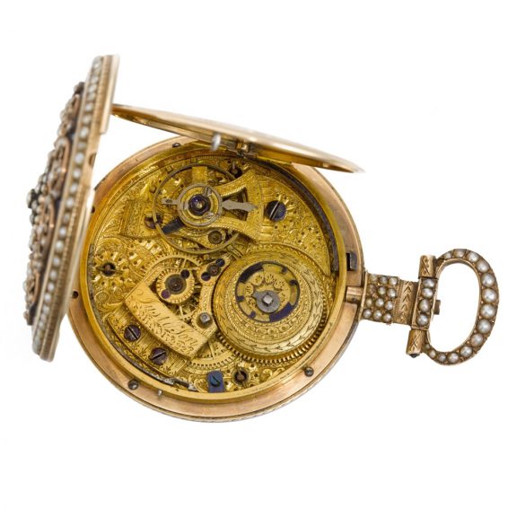 English gold, enamel watch for the Chinese market Circa 1817 English gold, enamel watch for the Chinese market Circa 1817
