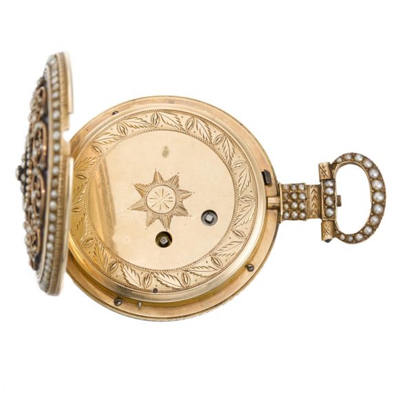 English gold, enamel watch for the Chinese market Circa 1817 English gold, enamel watch for the Chinese market Circa 1817
