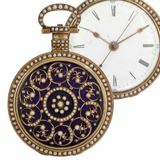 English gold, enamel watch for the Chinese market Circa 1817