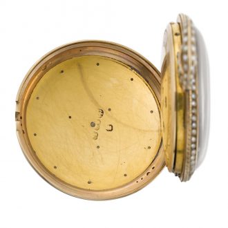 English gold, enamel watch for the Chinese market Circa 1817