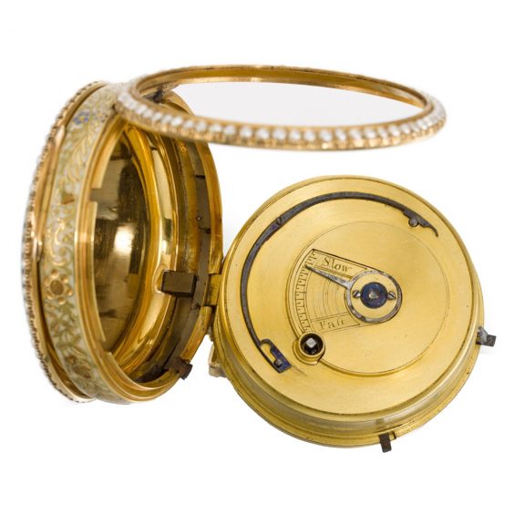 English gold, enamel watch for the Chinese market Circa 1820 English gold, enamel watch for the Chinese market Circa 1820