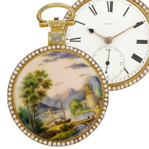 English gold, enamel watch for the Chinese market Circa 1820