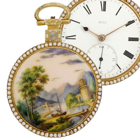 English gold, enamel watch for the Chinese market Circa 1820