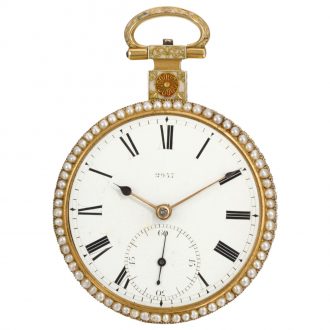 English gold, enamel watch for the Chinese market Circa 1820