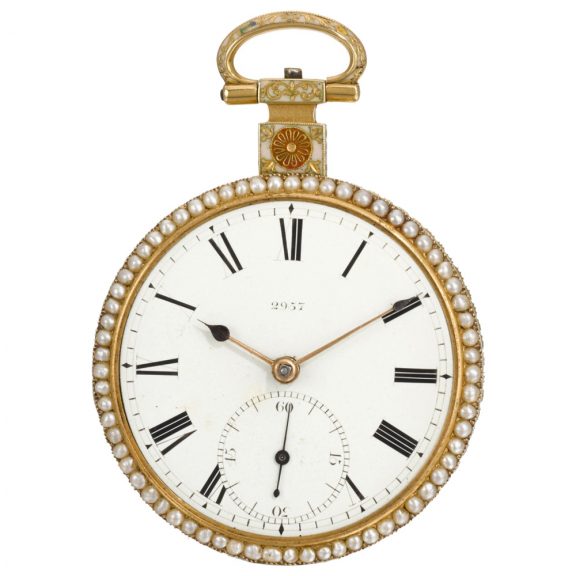 English gold, enamel watch for the Chinese market Circa 1820 English gold, enamel watch for the Chinese market Circa 1820