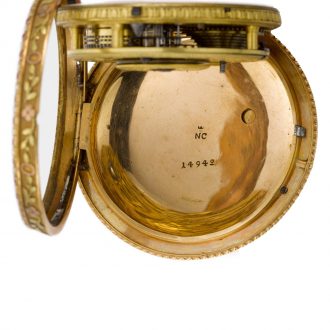 English gold, enamel watch for the Chinese market Circa 1790