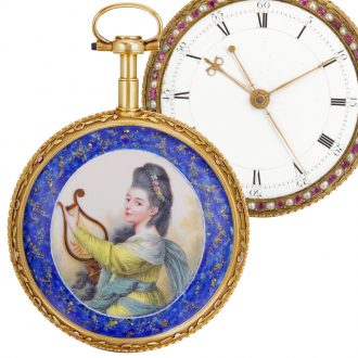 English gold, enamel watch for the Chinese market Circa 1790