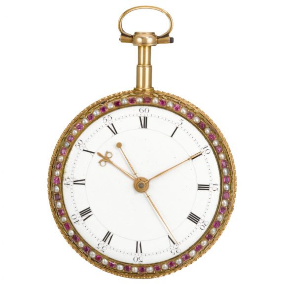 English gold, enamel watch for the Chinese market Circa 1790 English gold, enamel watch for the Chinese market Circa 1790