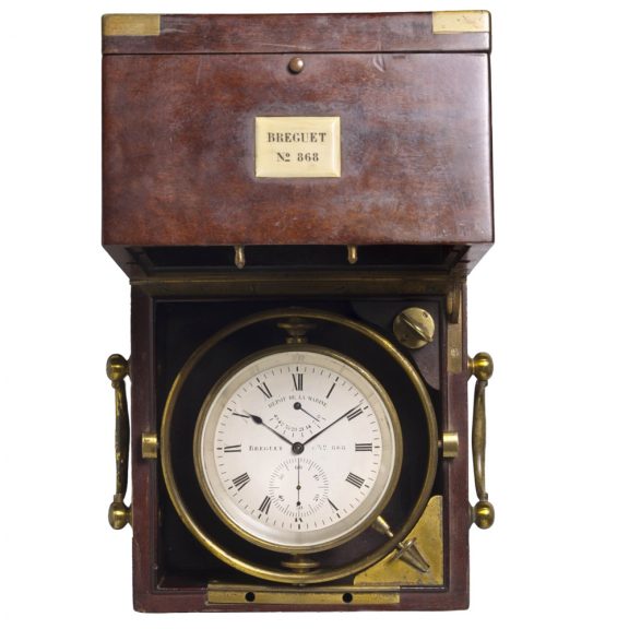French deck watch with 49 hour power reserve indicator Circa 1860 French deck watch with 49 hour power reserve indicator Circa 1860
