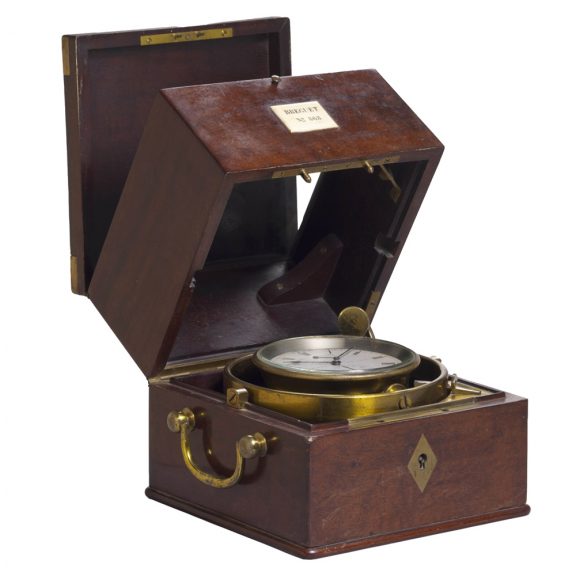 French deck watch with 49 hour power reserve indicator Circa 1860 French deck watch with 49 hour power reserve indicator Circa 1860