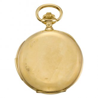 Swiss hunting cased minute repeating keyless watch Circa 1903