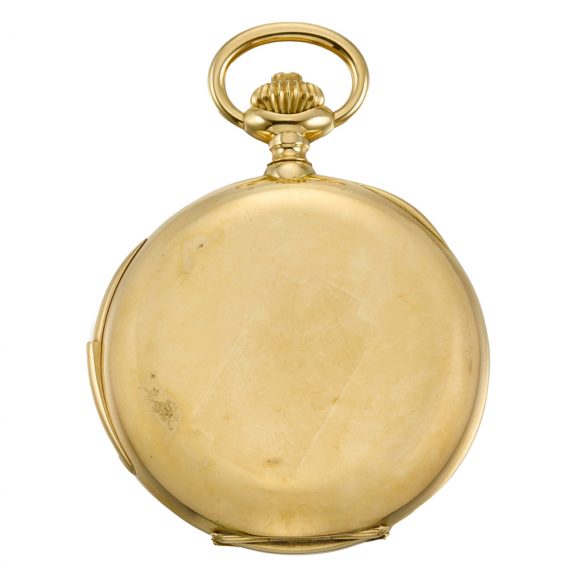 Swiss hunting cased minute repeating keyless watch Circa 1903 Swiss hunting cased minute repeating keyless watch Circa 1903