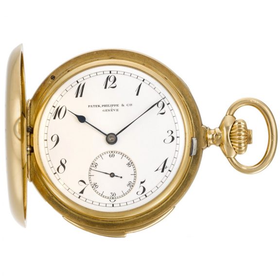 Swiss hunting cased minute repeating keyless watch Circa 1903