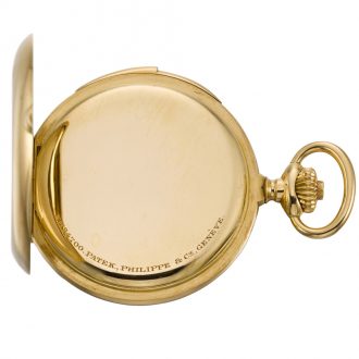 Swiss hunting cased minute repeating keyless watch Circa 1903