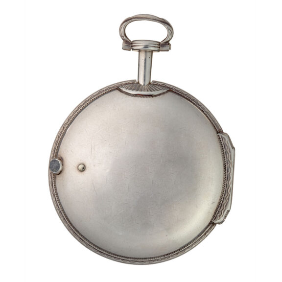 An English tortoiseshell silver verge pocket watch Circa 1853 An English tortoiseshell silver verge pocket watch Circa 1853
