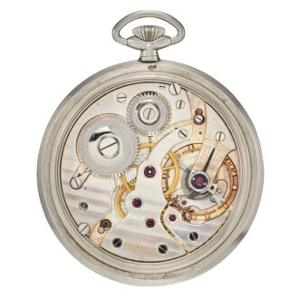 Swiss horological school stainless steel lever watch Circa 1935