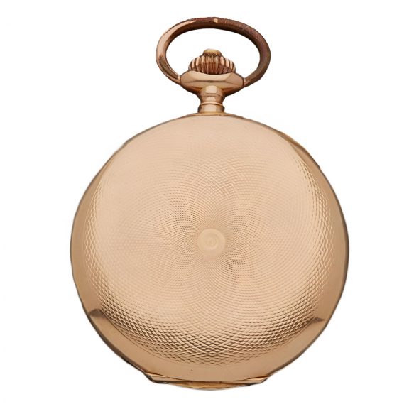 Swiss 14K yellow gold full hunter pocket watch Circa 1910 Swiss 14K yellow gold full hunter pocket watch Circa 1910