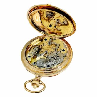 German gold pocket watch with chronograph Circa 1893 German gold pocket watch with chronograph Circa 1893
