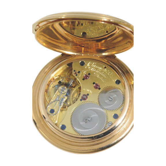 German 18k rose gold hunting cased lever watch Circa 1910 German 18k rose gold hunting cased lever watch Circa 1910