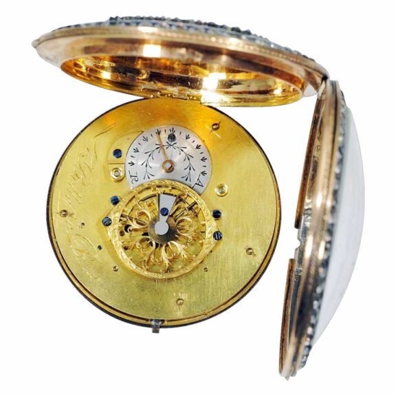French striking gold verge pocket watch Circa 1800 French striking gold verge pocket watch Circa 1800
