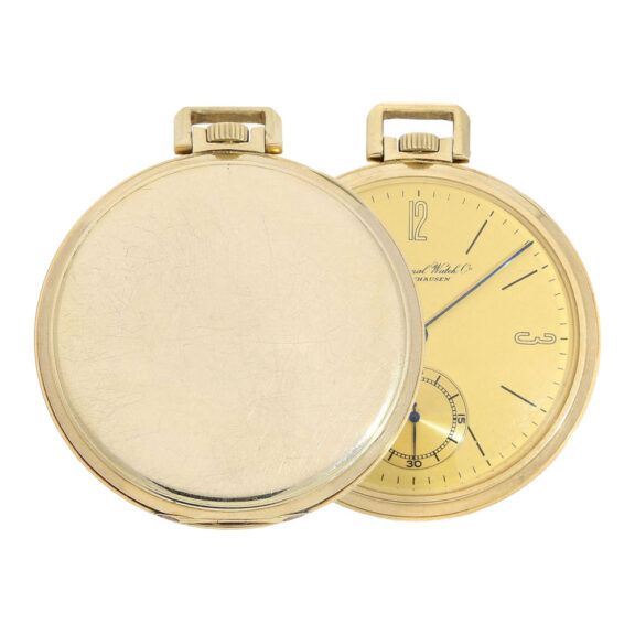Swiss 14k gold lever watch with 18k golden chain Circa 1930 Swiss 14k gold lever watch with 18k golden chain Circa 1930