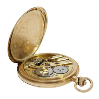 Swiss 14k gold hunting cased lever pocket watch Circa 1916
