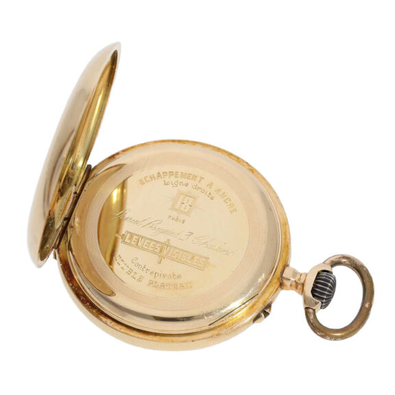 Swiss pink gold 14k open faced keyless lever Circa 1890 Swiss pink gold 14k open faced keyless lever Circa 1890