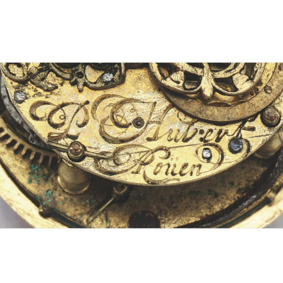 French extremely small gold and enamel watch Circa 1650 French extremely small gold and enamel watch Circa 1650