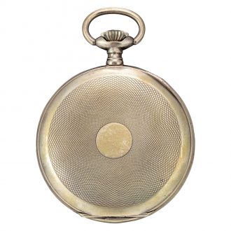 Swiss silver keyless lever Poor Man’s Tourbillon watch Circa 1890