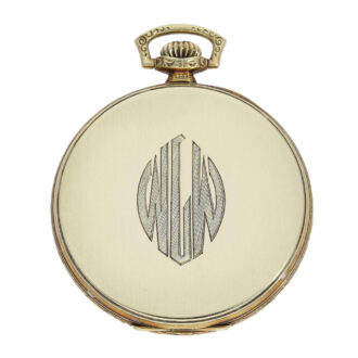 American gold watch with chain and golden pocket knife Circa 1923